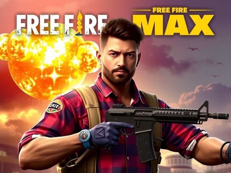 Free Fire Max Game Banner - Battle Royale Action in India