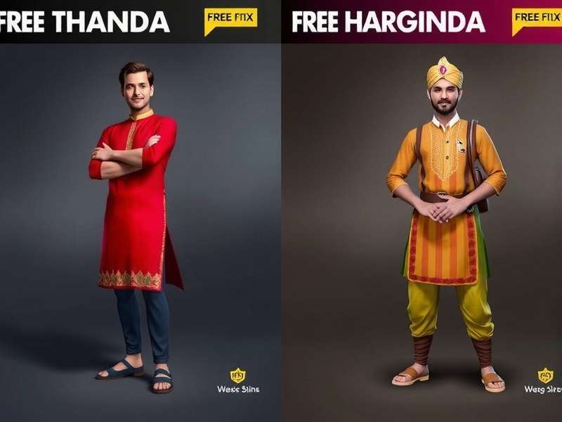 Free Fire Max Diwali Special Skins - Traditional Indian Attire