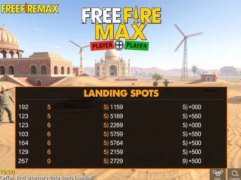 Free Fire Max Indian Player Guide - Best Landing Spots and Loadouts